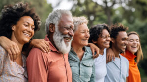 People smiling