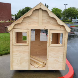 Unpainted Playhouse