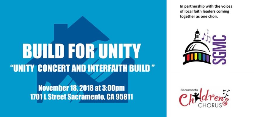 Habitat for Humanity of Greater Sacramento to host First-Ever Unity Concert