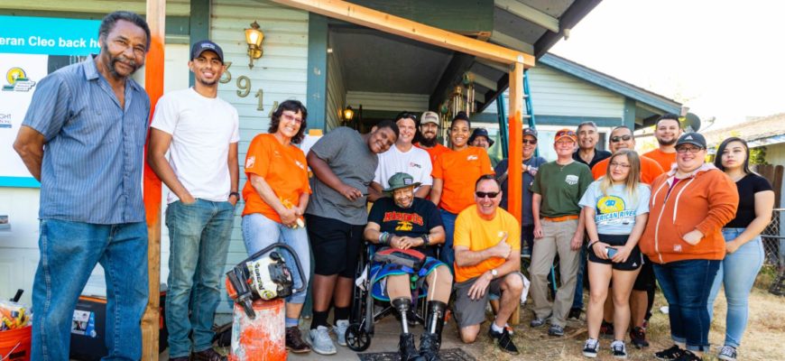 Stronger Together – 4 local housing nonprofits pull resources to bring a local disabled veteran home.